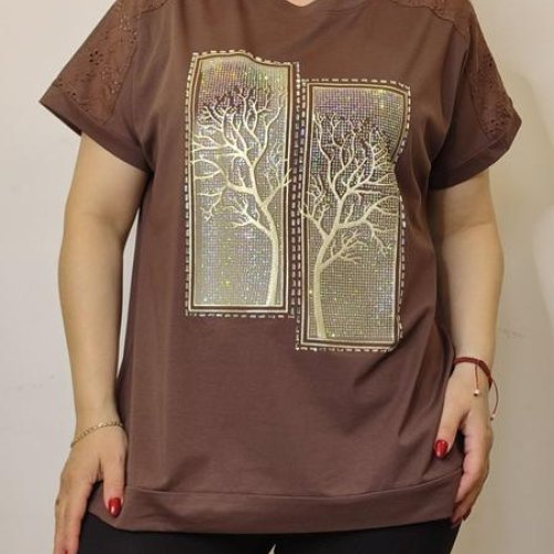 Футболка Kosta (48-52) 7502 brown (лето) Kosta 7502 brown