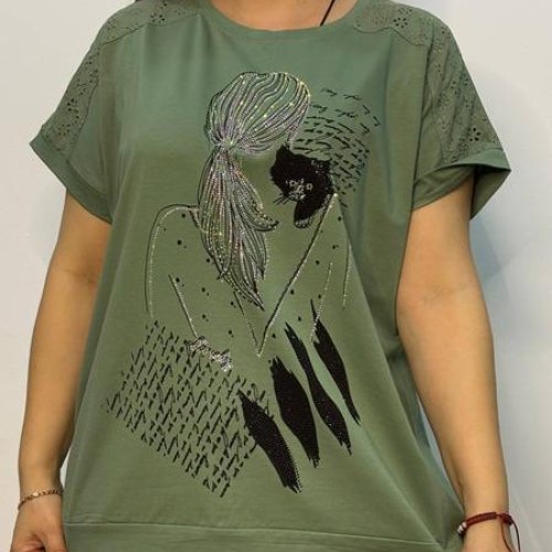 Футболка Kosta (48-52) 7507 green (лето) Kosta 7507 green