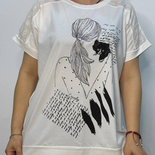 Футболка Kosta (48-52) 7507 white (лето) Kosta 7507 white