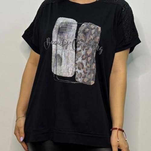 Футболка Kosta (48-52) 7518 black (лето) Kosta 7518 black