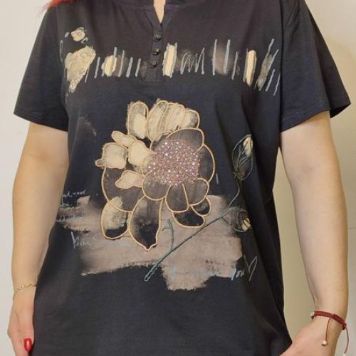 Футболка Kosta (48-52) 9668 black (лето) Kosta 9668 black