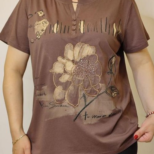 Футболка Kosta (48-52) 9668 brown (лето) Kosta 9668 brown