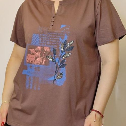 Футболка Kosta (48-52) 9683 brown (лето) Kosta 9683 brown