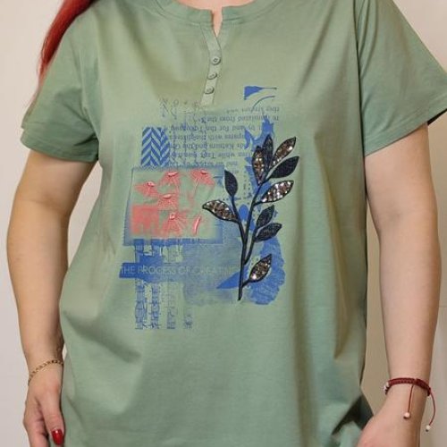 Футболка Kosta (48-52) 9683 green (лето) Kosta 9683 green