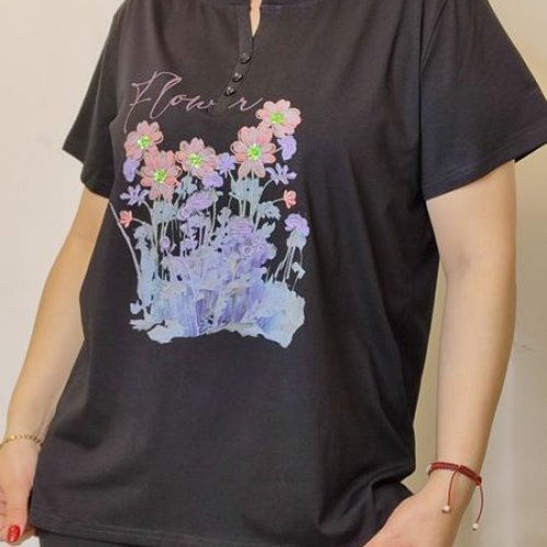 Футболка Kosta (48-52) 9687 black (лето) Kosta 9687 black