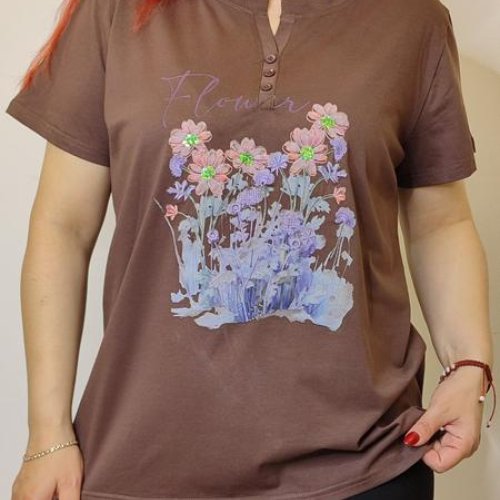 Футболка Kosta (48-52) 9687 brown (лето) Kosta 9687 brown