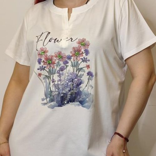 Футболка Kosta (48-52) 9687 white (лето) Kosta 9687 white