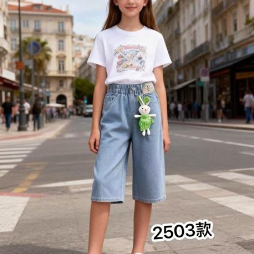 Бриджи Farbique (25-30) 2503 l.blue (лето) Farbique 2503 l.blue