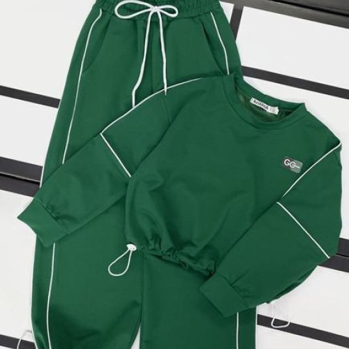 Костюм спорт Kosmy (128-152) 393 green (деми) Kosmy 393 green