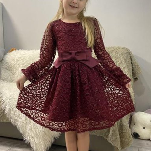 Платье Kosmy (110-128) K351 wine (лето) Kosmy K351 wine