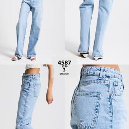 Джинсы Maxim Jeans (34-42) 4587 l.blue (деми) Maxim Jeans 4587 l.blue