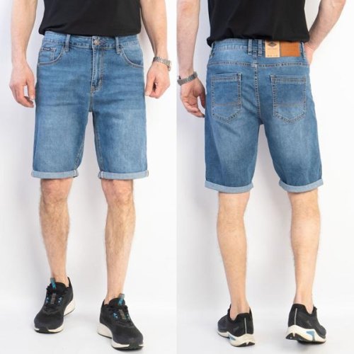Шорты Maxim Jeans (30-38) 7717 l.blue (лето) Maxim Jeans 7717 l.blue