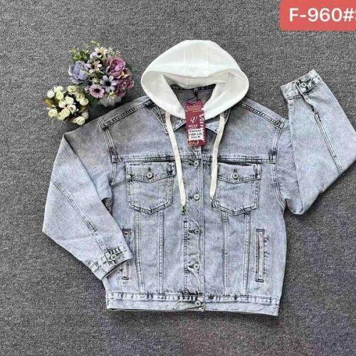 Куртка Maxim Jeans (S-2XL) 960 l.blue (деми) Maxim Jeans 960 l.blue