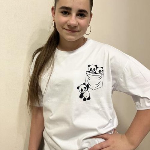 Футболка Moda school (140-164) M519 white (лето) Moda school M519 white