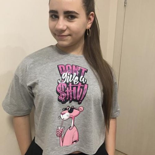 Топ Moda school (140-164) M539 grey (лето) Moda school M539 grey