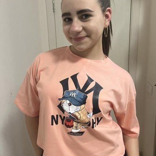 Топ Moda school (140-164) M542 peach (лето) Moda school M542 peach