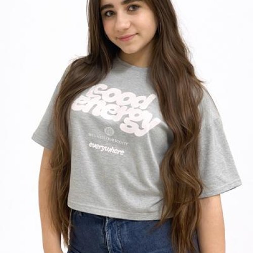 Топ Moda school (140-164) M551 l.grey (лето) Moda school M551 l.grey