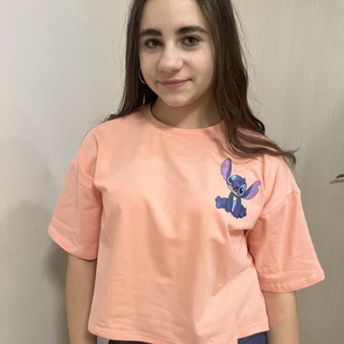 Топ Moda school (140-164) M553 peach (лето) Moda school M553 peach
