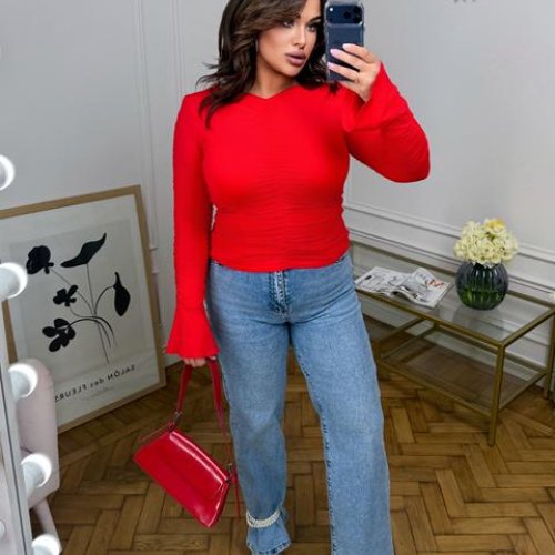 Свитер Arina (50-56) 1737 red (деми) Arina 1737 red