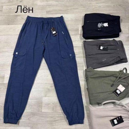 Штаны спорт Hoan (M-3XL) 3002 khaki (деми) Hoan 3002 khaki