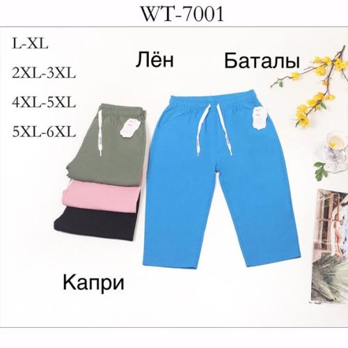 Бриджи Hoan (L-6XL) 7001 mix (лето) Hoan 7001 mix