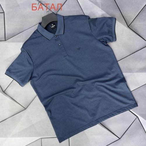 Футболка Rassul (XL-5XL) 66851 blue (лето) Rassul 66851 blue