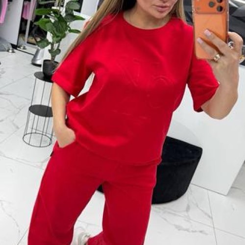 Костюм Style Nadezhda (S-L) 1295 red (деми) Style Nadezhda 1295 red