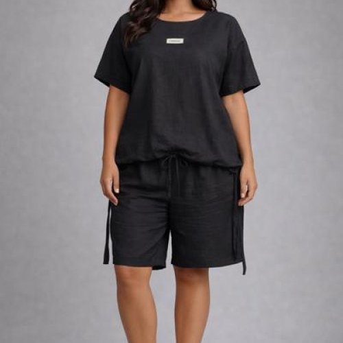 Костюм Style Nadezhda (L-3XL) 25-906 black (лето) Style Nadezhda 25-906 black