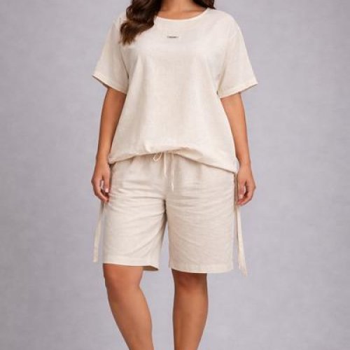 Костюм Style Nadezhda (L-3XL) 25-906 l.beige (лето) Style Nadezhda 25-906 l.beige