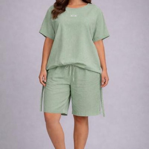 Костюм Style Nadezhda (L-3XL) 25-906 mint (лето) Style Nadezhda 25-906 mint