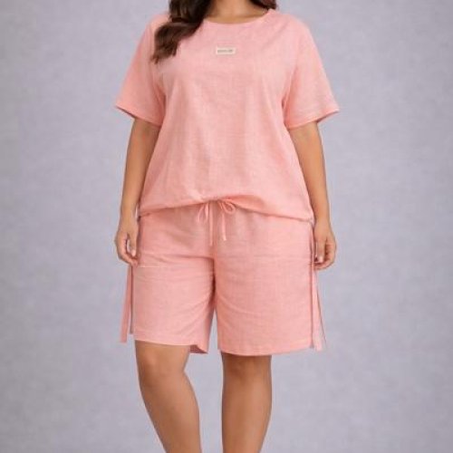Костюм Style Nadezhda (L-3XL) 25-906 pink (лето) Style Nadezhda 25-906 pink