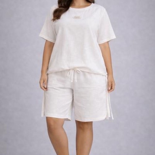 Костюм Style Nadezhda (L-3XL) 25-906 white (лето) Style Nadezhda 25-906 white