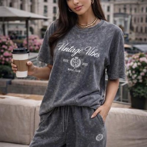 Костюм спорт Style Nadezhda (M-XL) 7027 grey (лето) Style Nadezhda 7027 grey