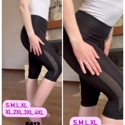 Бриджи Amok (XL-4XL) 05413 black (лето) Amok 05413 black