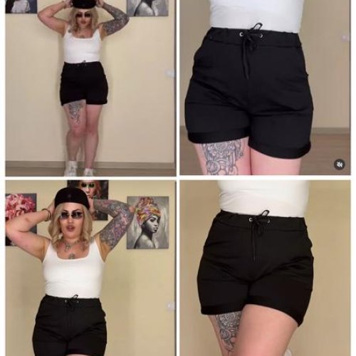 Велосипедки Amok (XL-4XL) 0620 black (лето) Amok 0620 black