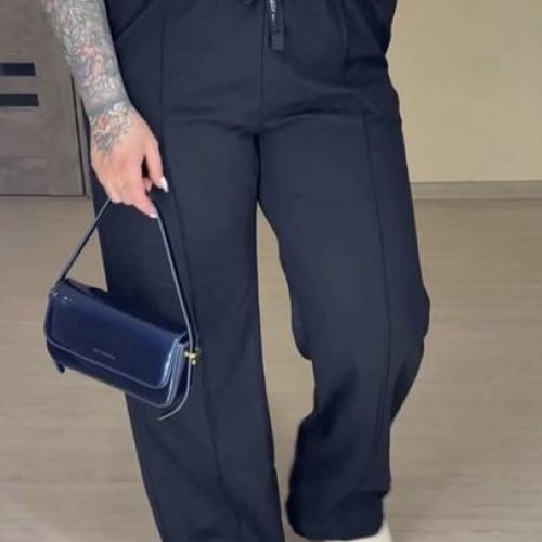 Штаны спорт Amok (XL-4XL) 0148 black (деми) Amok 0148 black