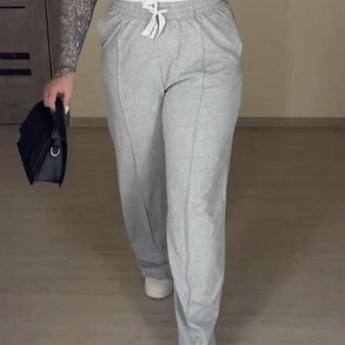 Штаны спорт Amok (XL-4XL) 0148 l.grey (деми) Amok 0148 l.grey