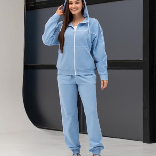 Костюм спорт AZNA (S-XL) Д107 l.blue (деми) AZNA Д107 l.blue