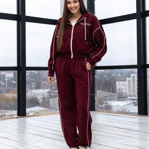 Костюм спорт AZNA (XS-L) Д117 wine (деми) AZNA Д117 wine