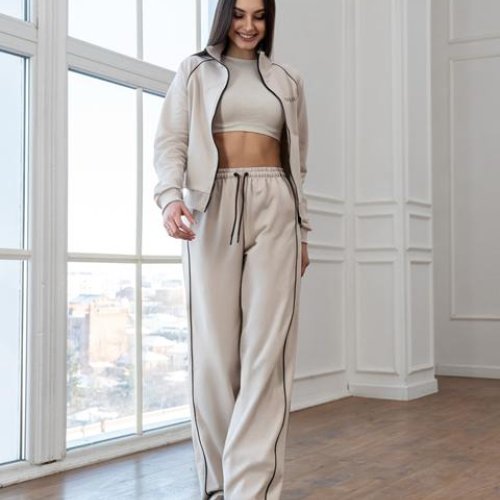 Костюм спорт AZNA (S-XL) Д134 beige (деми) AZNA Д134 beige