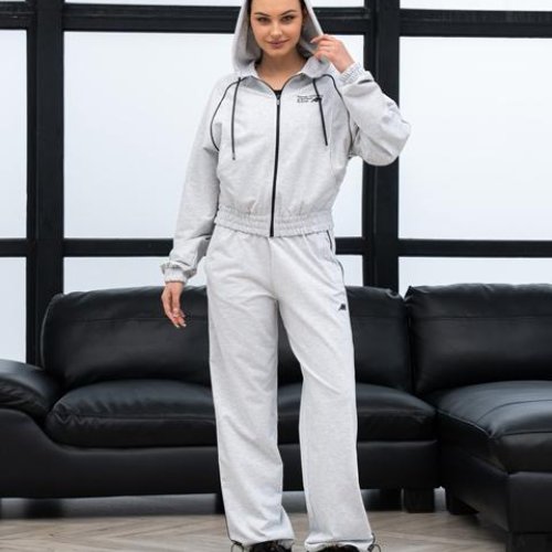 Костюм спорт AZNA (S-XL) Д177 l.grey (деми) AZNA Д177 l.grey