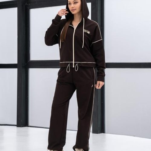 Костюм спорт AZNA (XS-L) Д183 chocolate (деми) AZNA Д183 chocolate