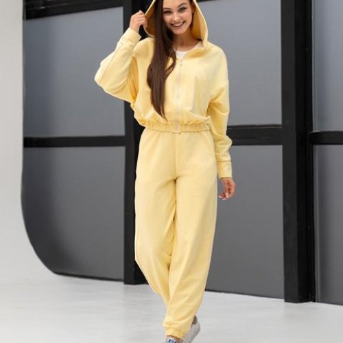 Костюм спорт AZNA (XS-L) ТРІЙКА6 yellow (деми) AZNA ТРІЙКА6 yellow