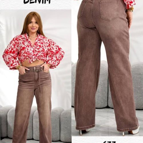 Джинсы Beki (30-36) 633 brown (деми) Beki 633 brown