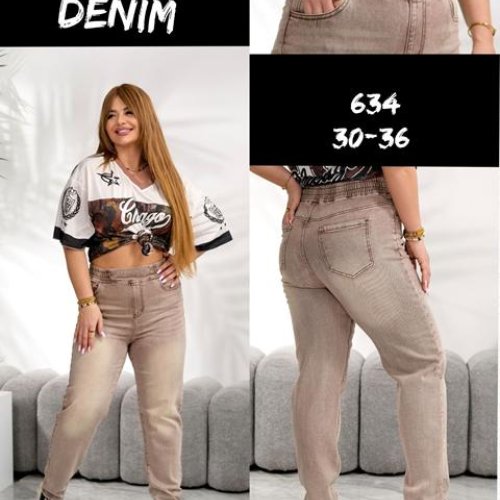 Джинсы Beki (30-36) 634 brown (деми) Beki 634 brown