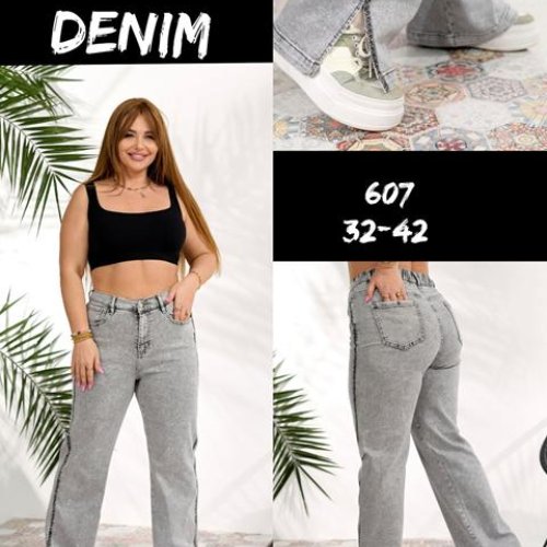 Джинсы Beki (32-42) 607 l.grey (деми) Beki 607 l.grey