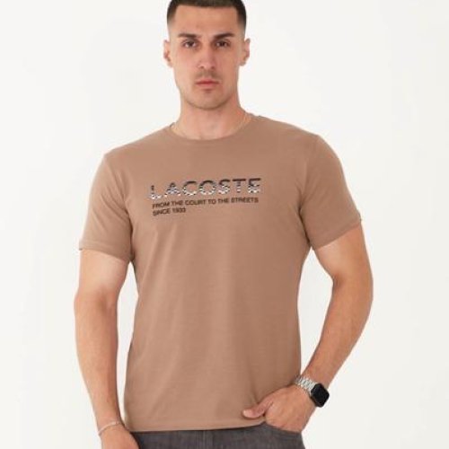 Футболка F.T.H (S-2XL) F1228 nude (лето) F.T.H F1228 nude