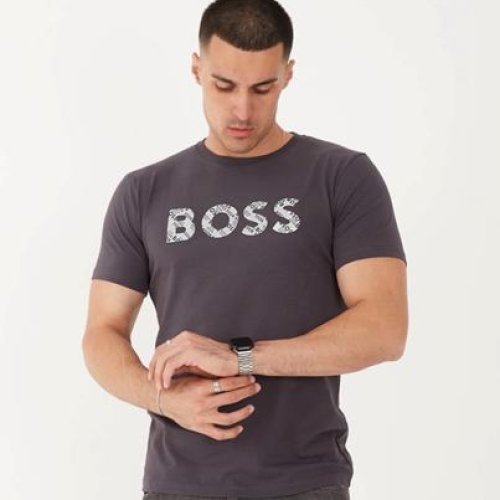 Футболка F.T.H (S-2XL) F1231 d.grey (лето) F.T.H F1231 d.grey