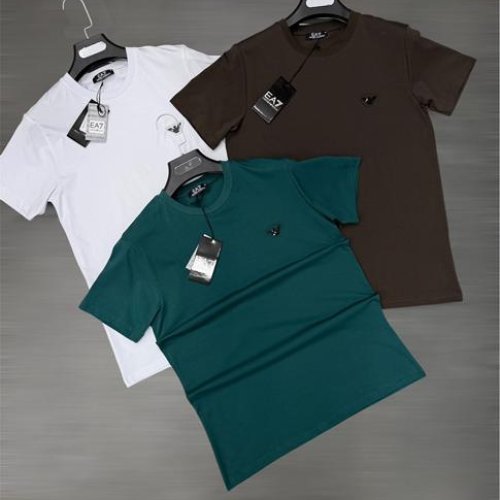 Футболка F.T.H (S-2XL) F1264 brown (лето) F.T.H F1264 brown