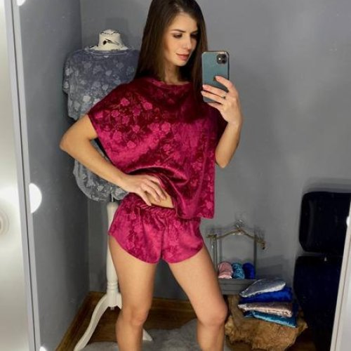 Пижама Gull (42-48) G203 wine (лето) Gull G203 wine